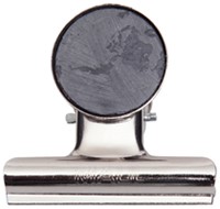 Papierklem MAUL Bulldog met magneet 52mm zilver 2 stuks-3