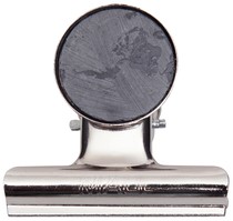 Papierklem MAUL Bulldog met magneet 52mm zilver 2 stuks-3