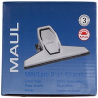 Papierklem MAUL Pro 95mm capaciteit 25mm zilver-7