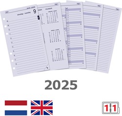 Agendavulling 2025 Kalpa Personal 1dag/1pagina