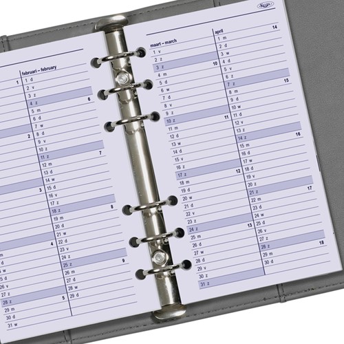Agendavulling 2026 Kalpa Personal 1dag/1pagina-1