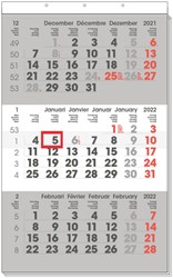 3-Maandskalender 2022 Manager meertalig