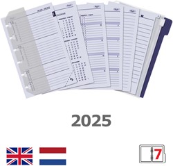 Agendavulling 2025 Kalpa Pocket jaardoos 7dagen/2pagina'