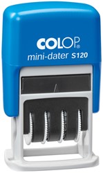 Datumstempel Colop Printer Mini S 120 Nederlands blauw