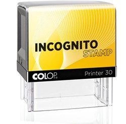 Tekststempel Colop Printer 30 incognito geel