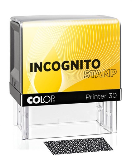 Tekststempel Colop Printer 30 incognito geel-2