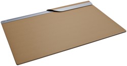 Onderlegger Sigel Smartstyle 600x440mm cognac/zilvergrijs