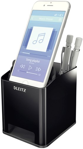 Pennenkoker Leitz Duokleur zwart/grijs-2