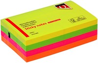Memoblok Quantore 76x127mm neon assorti 4 kleuren 400 vel-2