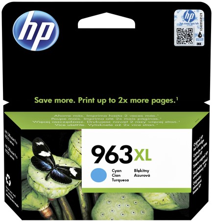 Inktcartridge HP 3JA27AE 963XL blauw