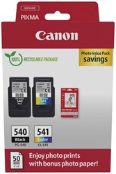 Inktcartridge Canon PG-540 +  CL-541 zwart + kleur
