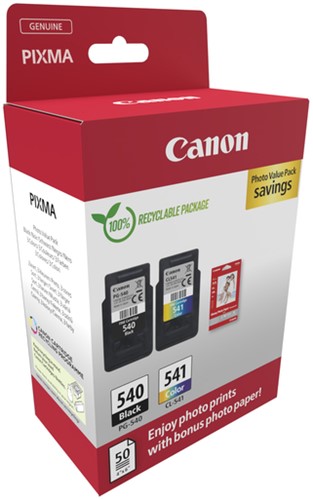 Inktcartridge Canon PG-540 +  CL-541 zwart + kleur-2