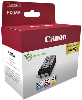 Inktcartridge Canon CLI-521 3 kleuren-2