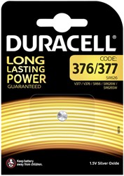 Batterij Duracell knoopcel 1x377 zilver oxide Ø6,8mm 1,5V-18mA