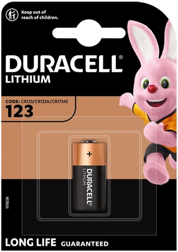 Batterij Duracell 1xCR123 high power lithium