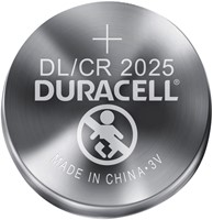 Batterij Duracell knoopcel 2xCR2025 lithium Ø20mm 3V-170mAh-2