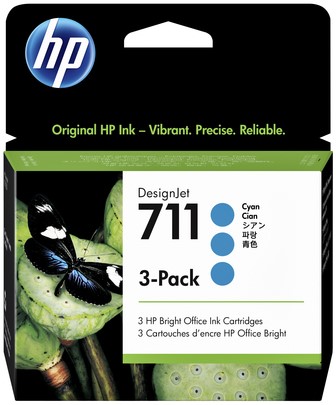 Inktcartridge HP CZ134A 711 blauw