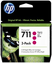 Inktcartridge HP CZ135A 711 rood