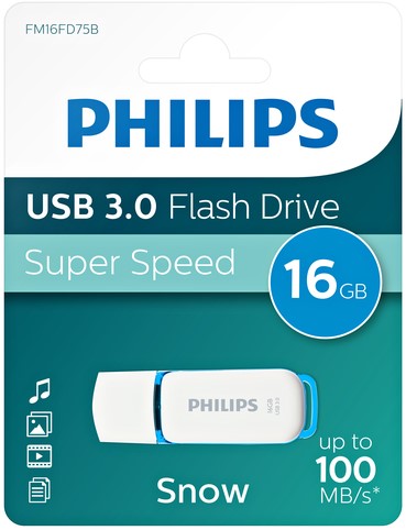 USB-stick 3.0 Philips Snow Edition Ocean Blue 16GB-3