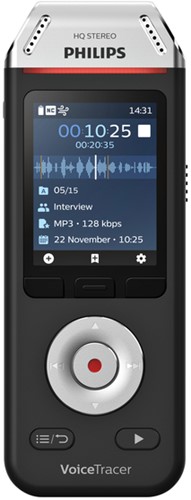 Digital voice recorder Philips DVT 2110 voor interviews