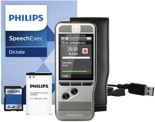 Dicteerapparaat Philips PocketMemo DPM6000-3