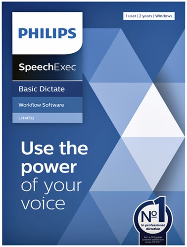 Licentie Philips LFH4722 SpeechExec Basic Dictate