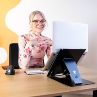 Laptopstandaard R-Go Riser DUO-3