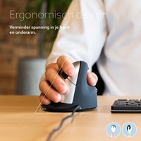 Muis R-Go Ergonomisch HE Break Draad Rechts M-2