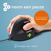 Muis R-Go Ergonomisch HE Break Draad Rechts M-3