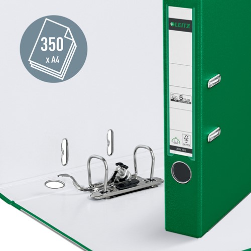 Ordner Leitz 1015 180° 50mm PP A4 groen-1
