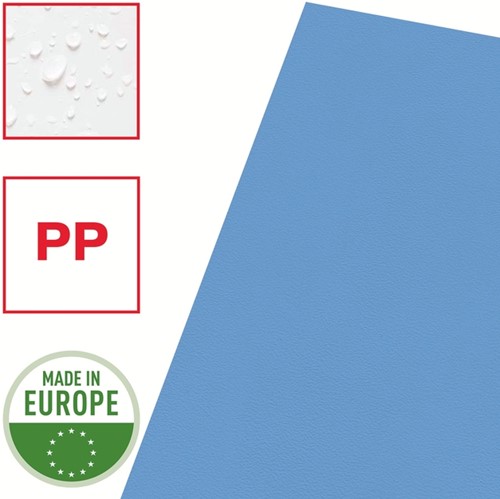 Insteekmap L-model Esselte standaard A4 0.11mm PP blauw 100 stuks-2