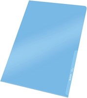 Insteekmap L-model Leitz Premium lasnaad copy safe 0.15mm PVC A4 blauw 100 stuks-3