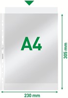 Showtas Leitz Premium standaard copy safe 0.08mm PP A4 transparant 100 stuks-2
