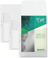 Harmonica showtas Leitz Premium met bovenklep copy safe PP A4  glashelder 5 stuks-1