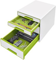 Ladenblok Leitz WOW CUBE 4 laden wit/groen-3