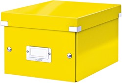 Opbergbox Leitz WOW Click & Store 220x160x282mm geel