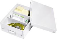 Sorteerbox Leitz WOW Click & Store 220x100x282mm gerecycled karton wit-2