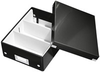 Sorteerbox Leitz WOW Click & Store 220x100x282mm gerecycled karton zwart-3