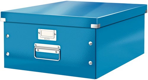 Opbergbox Leitz WOW Click & Store 369x200x482mm blauw-1