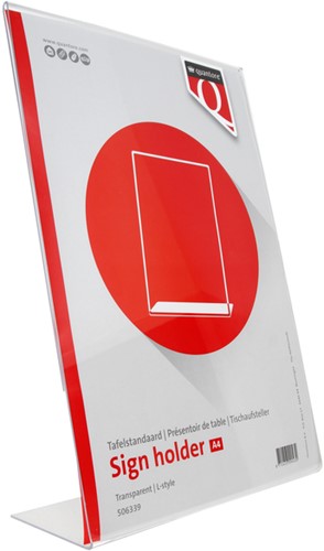Kaarthouder Quantore A4 L-staand-6