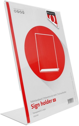 Kaarthouder Quantore A5 L-staand-6