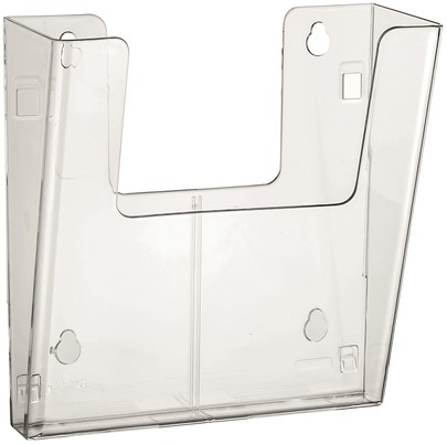 Folderhouder Europel 4 x A4 wand staand koppelbaar transparant-1