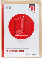 Vouwmap Quantore A4 ongelijke zijde 250gr beige-1