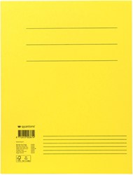 Dossiermap Quantore A4 300gr geel