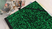 Tekenmap Canson Studio Annonay elastieksluiting 610x810mm groen-3