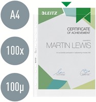 Showtas Leitz Premium 0.10mm PP A4 transparant 100 stuks-4