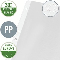 Showtas Leitz Premium met uitsnede copy safe 0.13mm PP A4 transparant 100 stuks-3