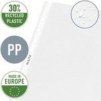 Showtas Leitz Premium standaard 11-gaats copy safe 0.085mm PP A4 transparant 100 stuks-2