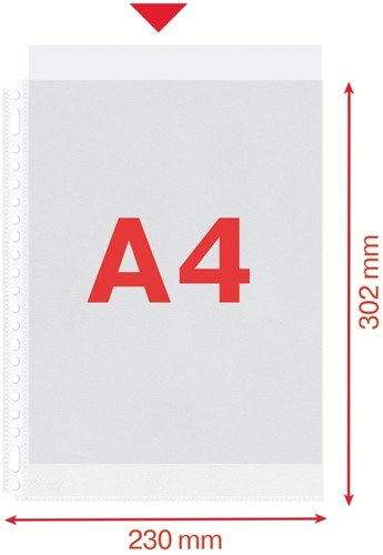 Showtas Esselte 0.08mm 21-gaats A4 mat 100 stuks-2