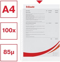 Showtas Esselte 0.08mm 21-gaats A4 mat 100 stuks-1